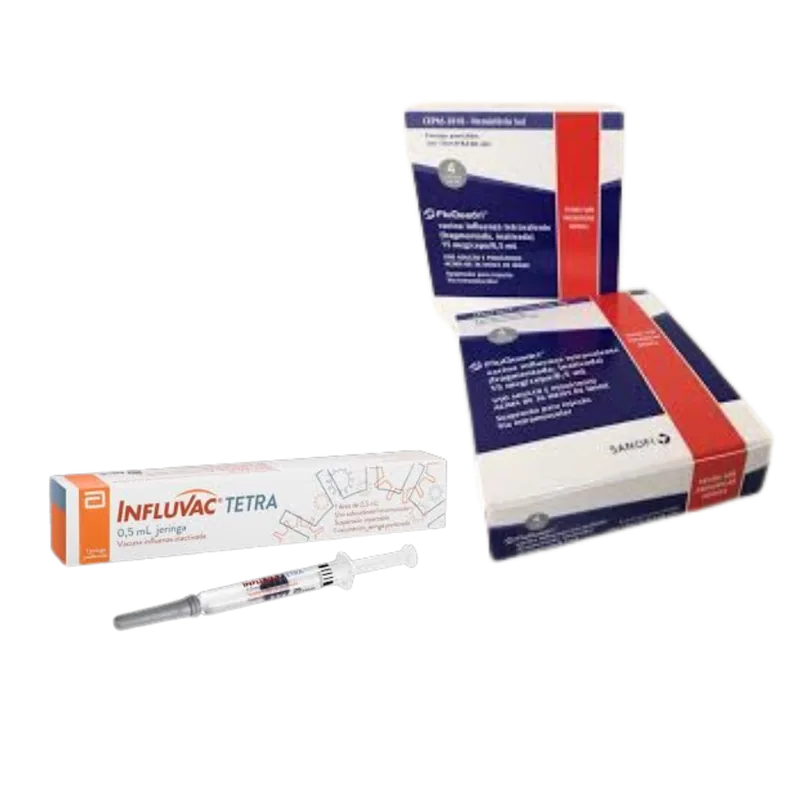 Embalagem da vacina Influenza (Gripe) Quadrivalente