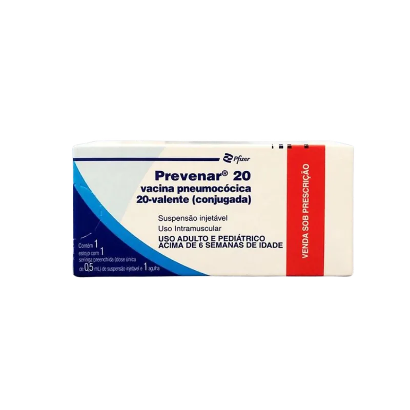 Embalagem da vacina Pneumocócica 20 (VPC20)